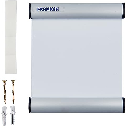 FRANKEN Türschild Clip, 148 x 148 mm, Aluminium, silber, BS0606
