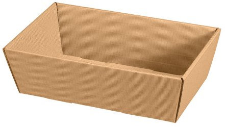Weinkarton24.com 10 x Präsentkorb Classic Natur klein