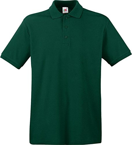 Fruit of The Loom Premium Polo Forest Green S