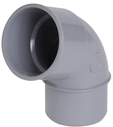 Coude NICOLL male-femelle 67°30 - PVC gris - Ø 100 mm - CT6