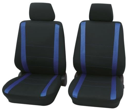 PETEX Auto Sitzbezüge für Vordersitze 6-teilig - Samoa blau, Eco Class mit SAB 1