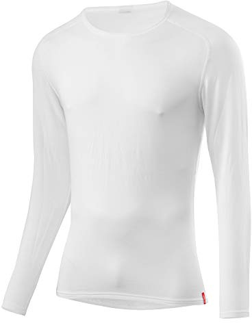 Löffler Herren Unterhemd Shirt Transtex Warm La, weiß, 46, 10732