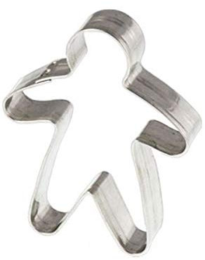 LARES - 2045 - EMPORTE PIECES EN FER BLANC EN FORME DE MANNELE SAINT NICOLAS 5,5 CM