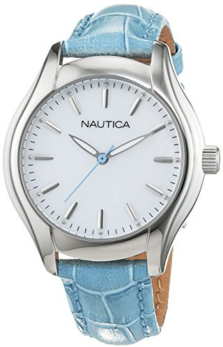 Nautica Damen Analog Quarz Uhr mit Kein Armband 6.56086E+11