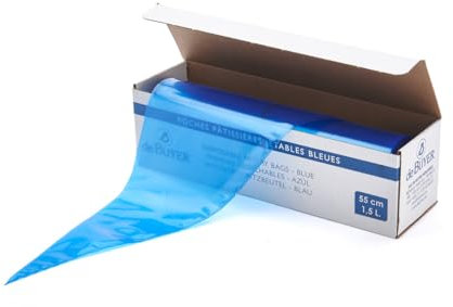 DE BUYER -4349.55 -rouleau de 100 poches transparente . jetables55cm