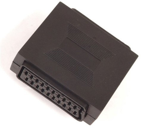 AV Link Scart coupler - socket - socket, gold plated