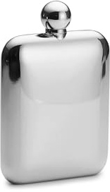 PHILIPPI CHURCHILL Flachmann, Edelstahl, Elegantes Design, Perfekt für Unterwegs (L - 17 cl)