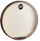 Meinl Percussion FD18SD-TF Sea Drum, Frame Drum mit Kombination aus Ziegenfell und Kunststofffell, 45,72 cm (18 Zoll) Durchmesser, african brown