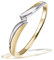 Goldmaid Damen-Ring Bicolor 585 Gold 1 Brillant 0,02 ct. Gr. 58