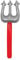 Inflatable 105cm Halloween Spooky Devils Pitch Fork Party Accessory