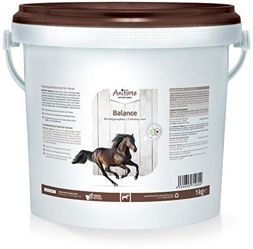 AniForte Balance Beruhigungskur für Pferde 1kg - natürliche Beruhigung bei Stress, Nervosität & Schreckhaftigkeit, zur Entspannung, gegen Unruhe