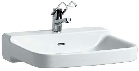 Laufen Waschtisch barrierefrei Laufen PRO A mittig 650x550 weiß, 8119530001041