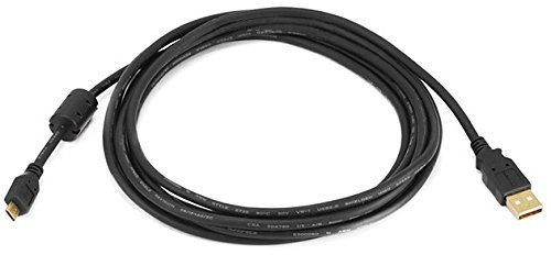 AAA Products Active Pro - Extra Long Gold plated USB Play and charge cable for Sony Playstation 4 / PS4 / PS4 Pro Controller - Length = 3 metres / 9.8 feet - ONE CABLE