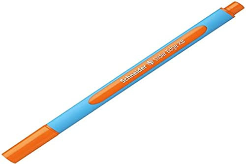 SCHNEIDER,152206,Slider AA8Edge StickBallpoint Pen ExtraOrange – Kugelschreiber (Stick Ballpoint Pen, orange,blau, orange, Extra, Edelstahl, 1, 4 Mm)