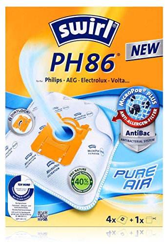 Staubbeutel-Profi 4 Swirl PH86 Sacs d'aspirateur pour AEG-Electrolux AESG 300 Eco Ergospace