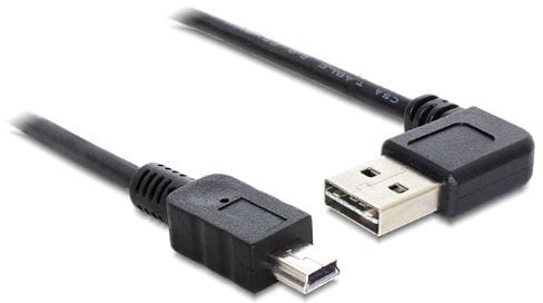 DeLOCK 5m USB 2.0 A - miniUSB m/m câble USB USB A Mini-USB A Noir