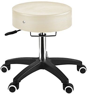 Master Massage Costco Rollhocker Drehhocker Arbeitshocker Praxishocker Kosmetikhocker Hocker(Creme)