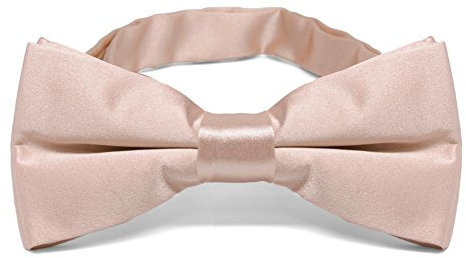 tiemart Pajarita ajustable preatada para hombre, rosado (Blush Pink), adult