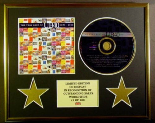 UB40 / CD Display/Limited Edition/COA/The Best of UB40 1980-2000