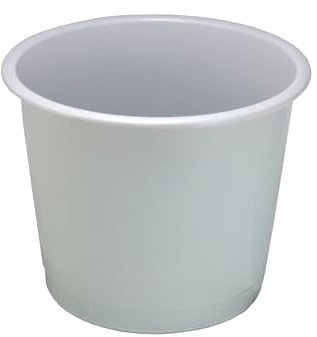Deflecto 14 Litre Plastic Waste Bin - Grey