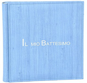 'FotoalbumMeine Taufe weiß blau Inca 40 Seiten 80 Seiten 33 x 33 cm