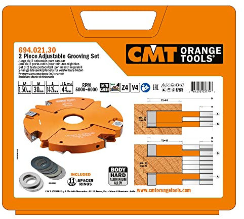 CMT 694.004.40 – Cabezal MultiRadio creux à R = 15/20 D = 147 x 45 x 40