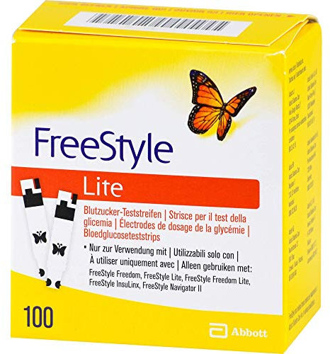 FREESTYLE Lite Teststreifen ohne Codieren 100 St Teststreifen