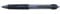 Uni-Ball Power Tank SN-220 Kugelschreiber, 1,0 mm Spitze, schwarze Tinte, 3 Stück