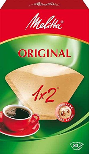 Melitta Haushaltsprod. Filtertüten 1x2/80 naturbr(VE80)