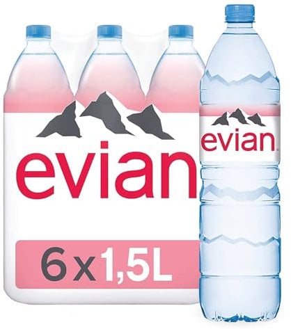 Evian Pet, 6er Pack, Einweg (6 x 1.5 l)