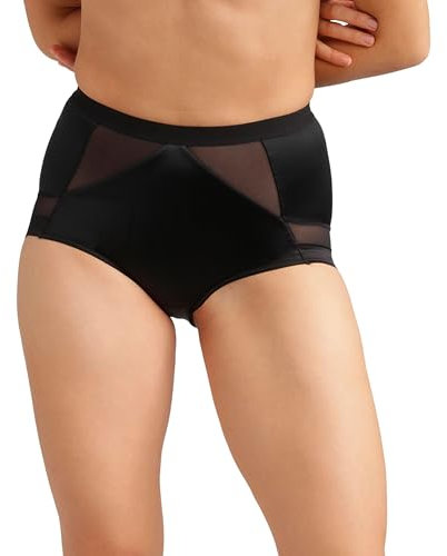 Playtex Slip Maxi Perfect Silhouette Confortevole Ed Elegante Donna x1, Nero, 2/S