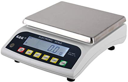 G&G PLC 3000g/0,05 g Präzisionswaage Feinwaage Industriewaage Tischwaage/Batterie & Netzbetrieb