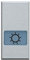 Legrand hc4921la Symbol Interrupteur à bascule Lampe en aluminium
