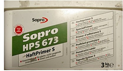 Dyckerhoff Haftprimer Sopro HPS673 3 kg, Acryl, Matt, Innen und Außen, Wand und Boden, Trockenzeit: 1–2 Stunden, Für Fußbodenheizungen geeignet, Mit Schiffzulassung