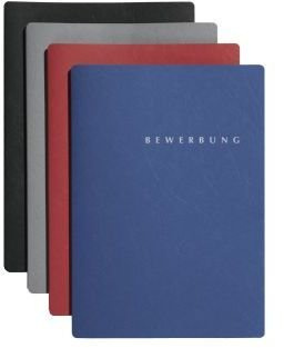 Pagna 44137-02 Bewerbungsmappe Spirit Basic, 3-teilig, blau