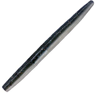 YUM Dinger Classic Worm Allzweck-Angelköder aus weichem Kunststoff, für Barsch, Great Texas Rigged Wacky Style, Carolina Rigged, Pitched, etc., Smoke/Pearl Laminat, 10,2 cm