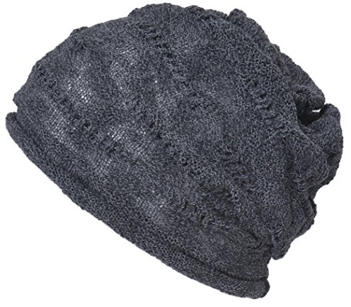 CHARM Herren Baumwoll Beanie Strickmütze - Coole Sommer Mütze Slouch Long Beanie