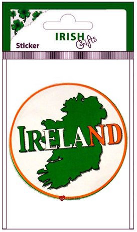 Irland Karte Aufkleber