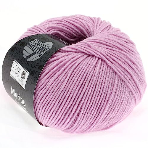 LANA GROSSA Cool Wool Uni | Extrafeine Merinowolle waschmaschinenfest und filzfrei | Handstrickgarn aus 100% Schurwolle (Merino extrafein) | 50g Wolle zum Stricken & Häkeln | 160m Garn FB 580