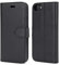 NWNK13 iPhone 5 SE / 5SE / 5S / 5 Leather side open wallet Case Cover Plus Mini Stylus Pen, Screen Protector & Polishing black