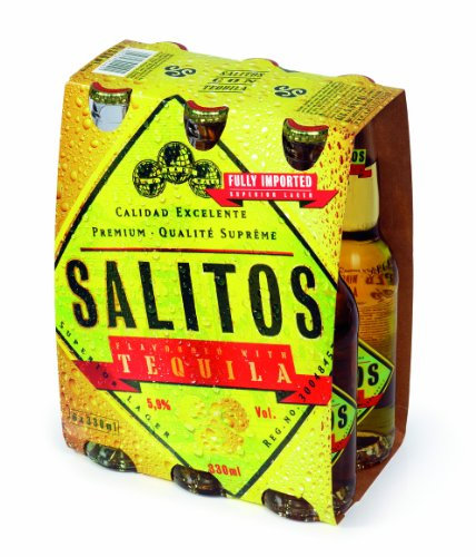 6 Flaschen Salitos Tequila Imported 0,33L Mix 5.9% vol. inc. 0.48€ MEHRWEG Pfand