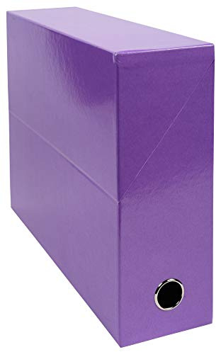 Exacompta Transfer Box Iderama Paper A4 Spine 90 mm Purple