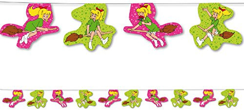 NEU Wimpelkette Bibi Blocksberg, 10 Wimpel, 3,5 m