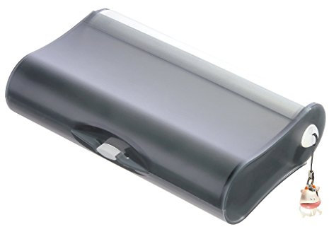 HAN 996-69 Schul-Etui 3-Fach COOL, Geniale Schlamperbox mit 3 Fächern und Pinnwand, transluzent-grau- weitere Farben auswählbar