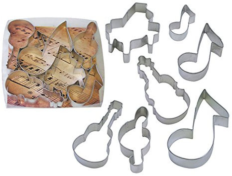 Anniversary House Emporte-pièces musicaux en étain