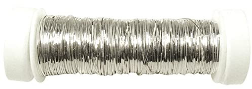 Rayher 2406022 - Filo brillante piatto, 1 mm di diametro, 1 bobina da 20 m, S