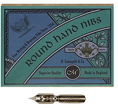 MANUSCRIPT Leonardt Round Hand Nib Size 6, 0.55mm, Bronze, Box of 24