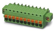 PHOENIX CONTACT FK-MCP 1,5/5-STF-3,5 Leiterplattenstecker, Nennquerschnitt 1,5 mm², Grün, Anzahl der Anschlüsse 5, Artikelfamilie FK-MCP 1,5/..-STF, Rastermaß 3,5 mm, 50 Stück
