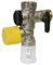 SOMATHERM FOR YOU - Grupo de Seguridad de teflón sede NC 20/27 (3/4 '') para el agua dura con un guardia de aire recta
