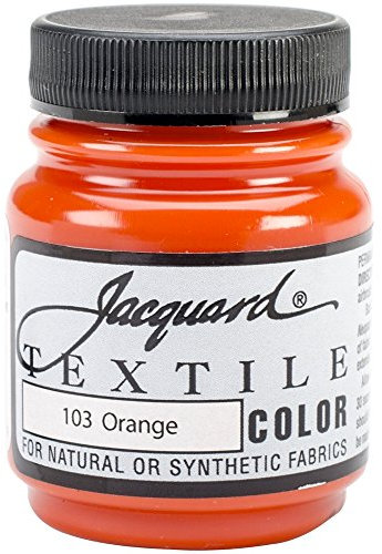 Jacquard Products Peinture acrylique orange - Textile, multicolore, 66,5 ml (lot de 1)